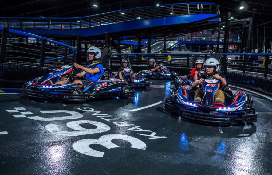 Floor coating for superior grip on your go-kart track