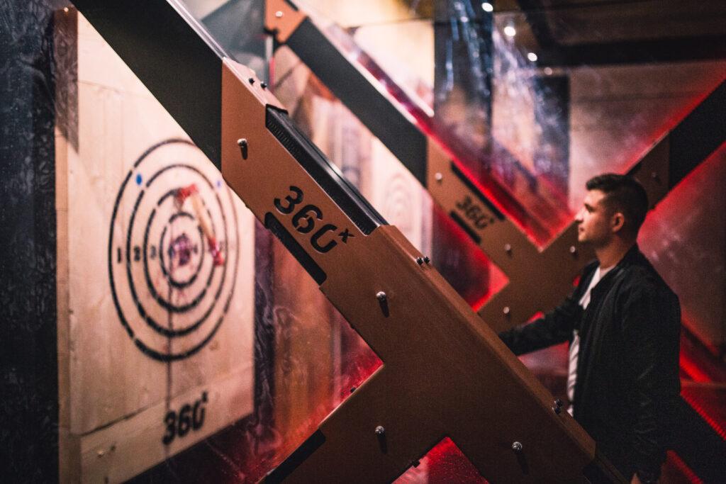 Axe throwing Arena Zagreb 360 projects