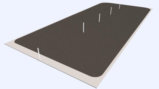 Floor coating for superior grip on your go-kart track