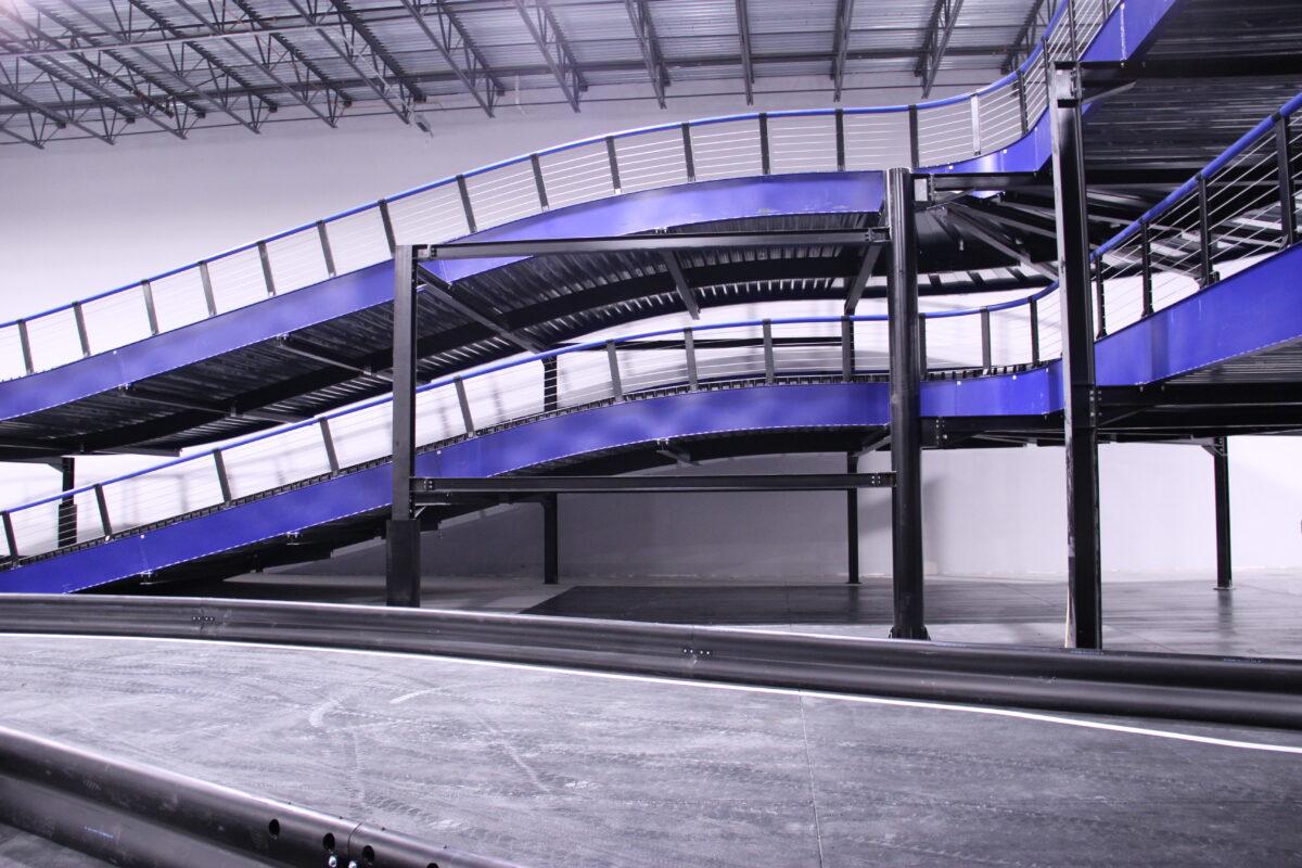 The Grid multilevel gokart track built by 360 Karting